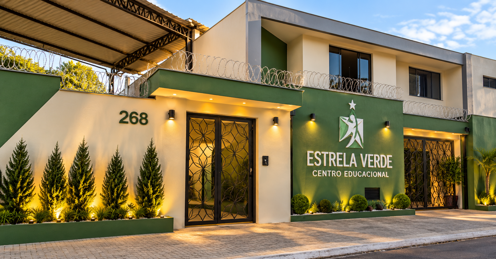 Entrada do Centro Educacional Estrela Verde