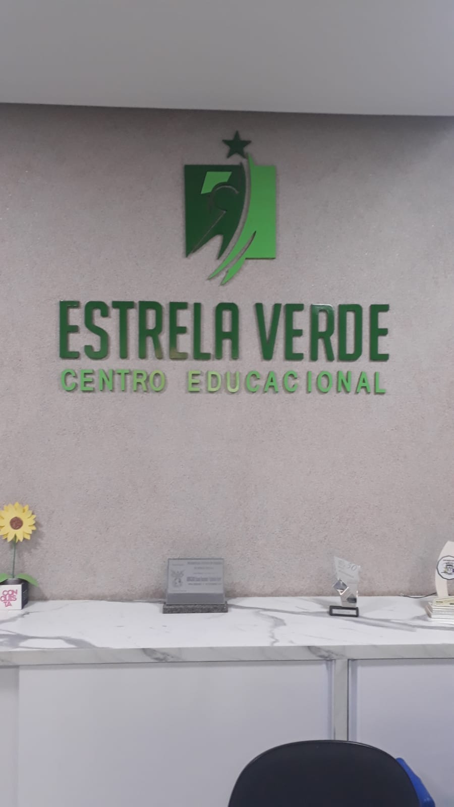 Recepção do Centro Educacional Estrela Verde